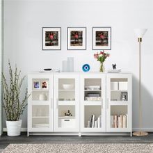 Dekorex Kns204 Beyaz Dört Kapaklı Konsol