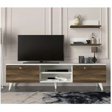 Dekorister Beyaz Ceviz Geacles Tv Ünitesi