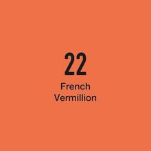 Del Rey 5789607 Twin Marker R22 French Vermillion Keçe Uçlu Kalem