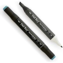 Del Rey 5789730 Twin Marker BG9 Blue Grey Keçe Uçlu Kalem