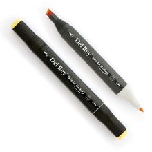Del Rey GY163 Green Bice Twin Çift Uçlu Marker Kalem