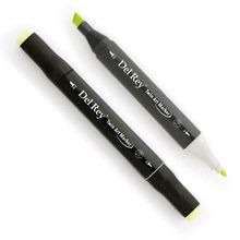 Del Rey Twin Marker GY173 Dim Green Keçe Uçlu Kalem