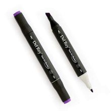 Del Rey Twin Marker P81 Deep Violet Keçe Uçlu Kalem