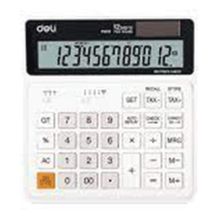 Deli M01010 Smart 12 Hane Beyaz Hesap Makinesi