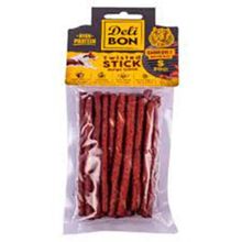 Delibon 20 Adet İnce Deri Burgu Çubuk Barbekü Aromalı İnce Boy Kemik
