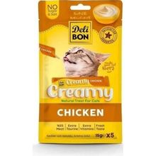 Delibon Creamy Tavuklu 5x15 GR Sıvı Kedi Ödül Maması