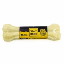 Delibon SHR15CM1MWHITE Beyaz 15 cm Deri Köpek Çiğneti Pres Kemik