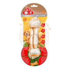 Delights Sekizi Bir Arada Burgu Ağız Bakım Large 85 gr Köpek Kemiği