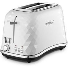 Delonghi CTJ2103.W Brillante 900 W 6 Programlı 2 Dilim Hazneli Ekmek Kızartma Makinesi Beyaz