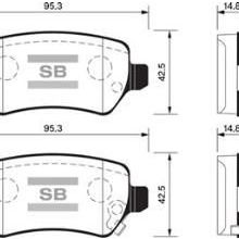 Delphi Astra G 98 Astra H 05 Meriva 03 Zafira 00 Combo 02 GDB1515-GDB1831 Arka Balata