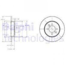 Delphi BG2694 Arka Fren Diski