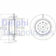 Delphi BG4043 Arka Havalı Fren Diski