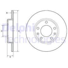 Delphi BG4670C Arka P308 Fren Diski