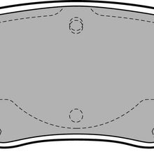 Delphi LP2206 Arka Fren Balatası
