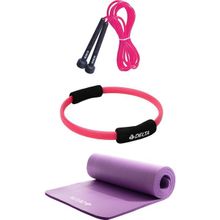 Delta 10 mm Pilates Minderi 35 cm Pilates Çemberi Atlama İpi Seti