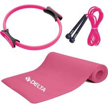 Delta 10 Pilates Minderi 38 Pilates Çemberi Atlama İpi Seti