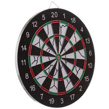 Delta Flocked Dart Seti 45 cm Büyük Boy + 6 Dart Oku Hedef Tahtası