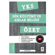 Delta Kültür Yayınevi TYT AYT Din Kültürü ve Ahlak Bilgisi Özet YKS 1. ve 2. Oturum