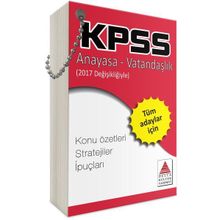 Delta Kültür Yayınları - KPSS Anayasa-Vatandaşlık Strateji Kartları