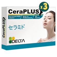 Delta Naturel Ceraplus Seramid Biotin Multimineral 3x30 Kapsül