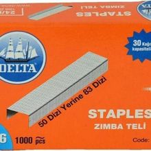 Delta No: 24/6 1552 Gri 83 Dizi 1000 Adet Zımba Teli
