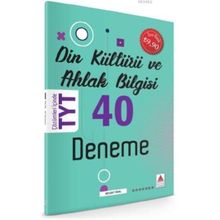 Delta Yayınları TYT Din Kültürü Ve Ahlak Bilgisi 40 Deneme