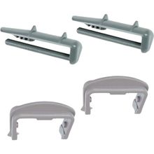 Demir Teknik Arçelik 6264 2 Adet Ön 2 Adet Arka Bulaşık Makinesi Sepet Stoper Ray Pimi