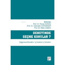 Denetimde Seçme Konular 7: Bağımsız Denetim - İç Kontrol İç Denetim