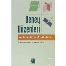 Deney Düzenleri ve İstatistik Analizleri / Semra Oral Erbaş / Gazi Kitabevi