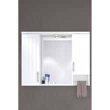 Denko 100 cm Lotus MDF Lake Üst Modülü Banyo Dolabı