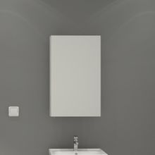 Denko 50 cm Terra MDF Beyaz Aynalı Üst Modül Banyo Dolabı