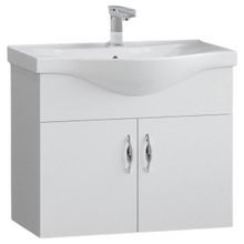 Denko Akyazı 55 cm MDF Beyaz Alt Modül Banyo Dolabı
