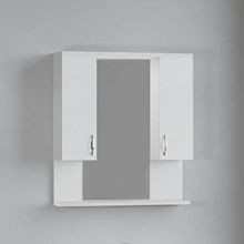 Denko Akyazi 80 cm Mdf Beyaz Banyo Dolabi Ust Modulu