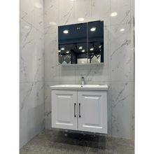 Denko Beyaz Royal 80 cm Banyo Dolabı Takımı