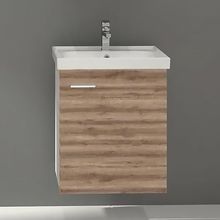 Denko Terra 50 cm Mdf Alize Banyo Dolabı Alt Modül ve Lavabo