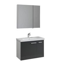 Denko Terra 80 cm Mdf Banyo Dolabı Takımı