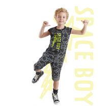 Denokids Gri Uzay Roket Erkek Çocuk Tulum