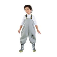 Denokids İnşaat Aracı Erkek Çocuk Su Geçirmez Yağmur Tulumu