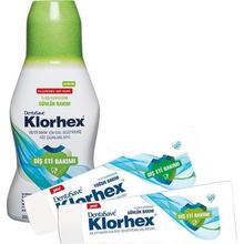 DentaSave Klorhex Günlük Bakım 300 ml Ağız Çalkalama Suyu Günlük ve Yoğun Bakım 75 ml Diş Macunu
