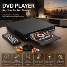 Denver DVD Oynatıcı "eski Dvd'lerinizi HDMI ile 1080P'YE Taşıyın" - Siyah