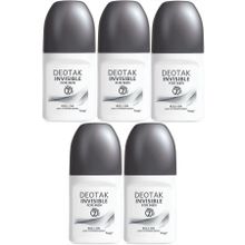 Deotak Invisible 35 ml 5 Adet Erkek Roll-On