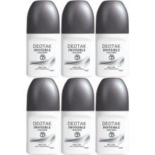 Deotak Invisible 35 ml 6 Adet Erkek Roll-On