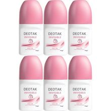 Deotak Invisible 35 ml 6 Adet Kadın Roll-On