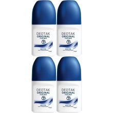 Deotak Original For Men 4x35 ml Roll-On Deodorant