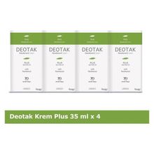 Deotak Plus Çay Ağaçı Yağı 35 ml x 4 Adet Krem Deodorant