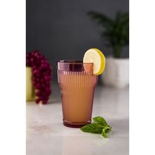 Depa Akrilik Mürdüm 400 ml Tekli Uzun Bardak & Su Meşrubat Bardağı