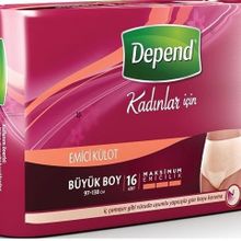 Depend Büyük 16 Adet Kadın Emici Külot