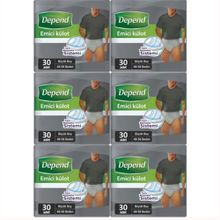 Depend Büyük Erkek 180 Adet Emici Külot Hasta Bezi