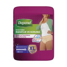 Depend Ekstra Büyük Kadın 9 Adet Emici Külot