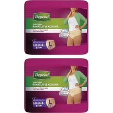 Depend L Beden 20 Adet Kadın Emici Külot